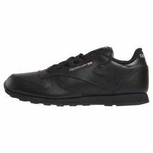 Reebok Classic Leather Turnschuhe Kinder - Schwarz - DE 238-JHA